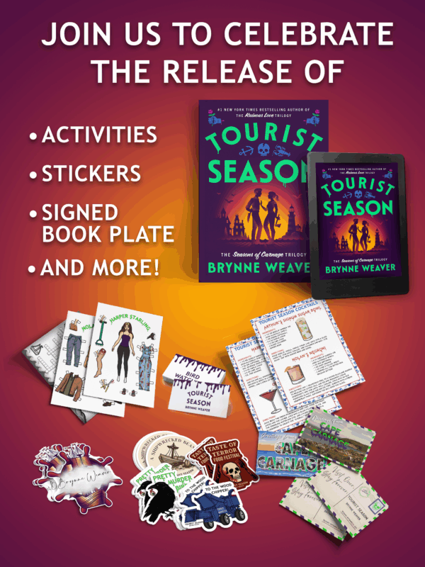 Tourist Season by Brynne Weaver Pre-order and Release Day Launch Party