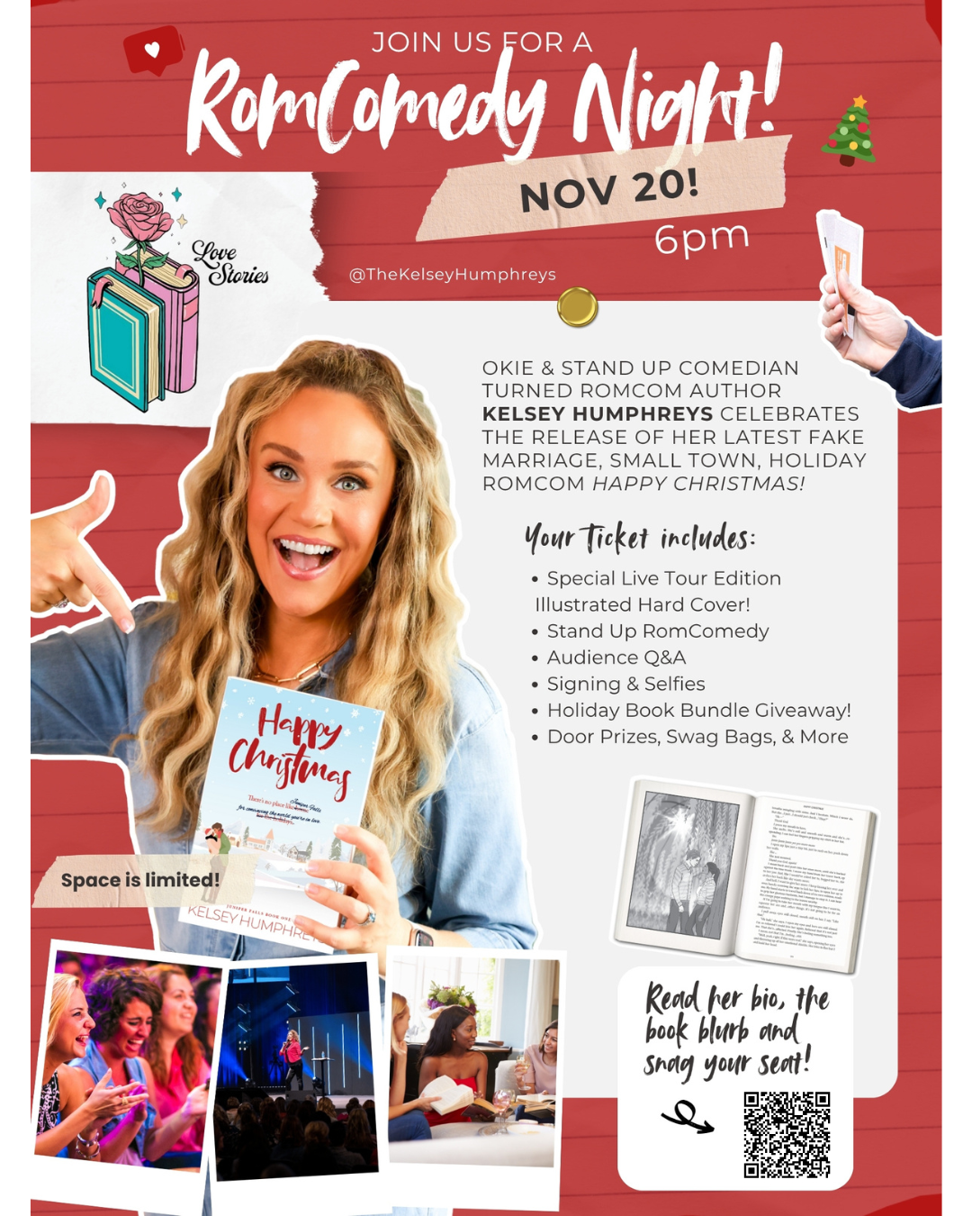 Happy Christmas by Kelsey Humphreys RomComedy Event