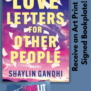 lovelit cruise book club pick cover of love letters for other people and logo